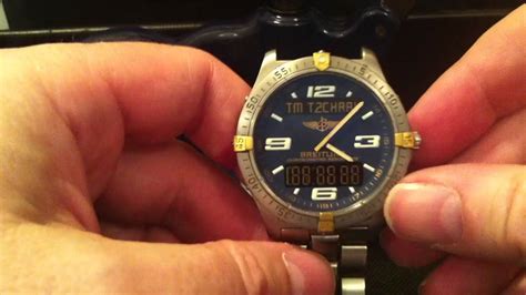 breitling aerospace battery change